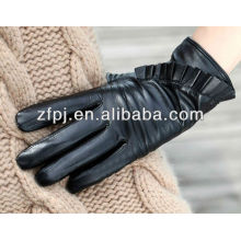 fashion fishy style high quality womens winter leather gloves